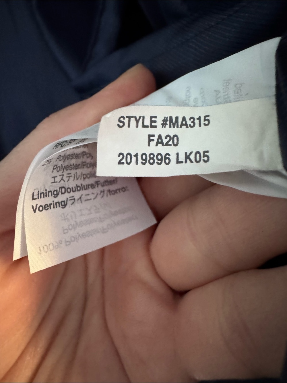 Madewell Navy Wool-Blend Single-Breasted Trench Coat - Picture 4 of 6